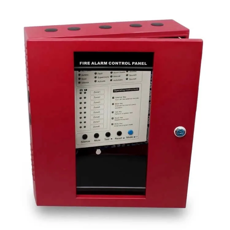 Completed Intelligent Conventional 4/8/16 Zones Control Panel Fire Alarm System
