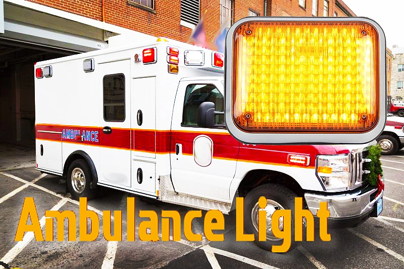 Fire Truck Lamp Vehicle Head Deck Light LED Emergency Warning Side Light Lamp Ambulance Lights