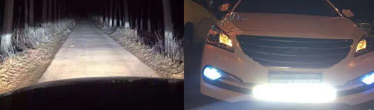 Flood Beam Driving Fog Lamp off-Road LED Light Bar Car